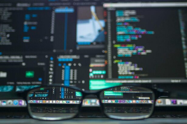 data codes through eyeglasses