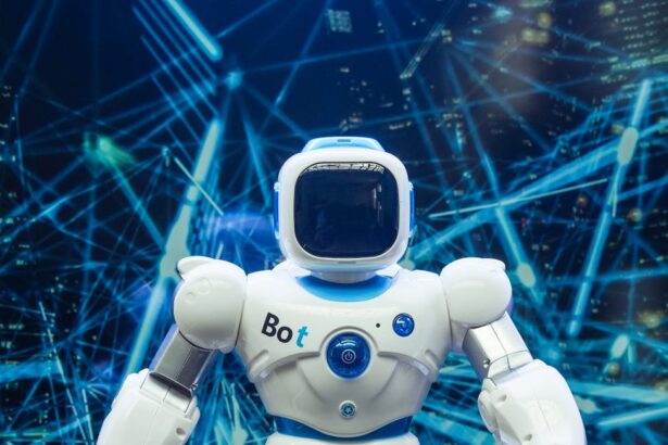 full shot of robot toy