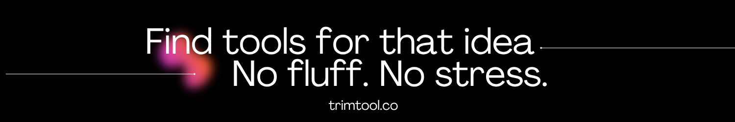 TIWH -Banner Ad - 1500x250 black - trimtool