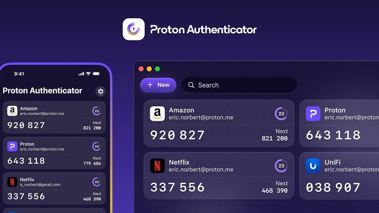 Proton, Proton authenticator app