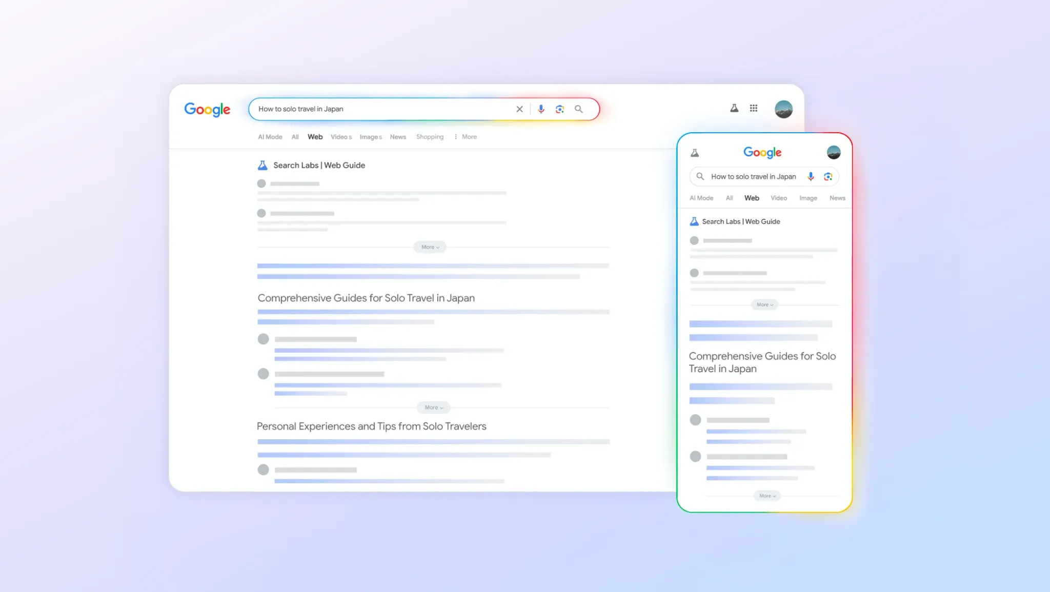 Google Web guide