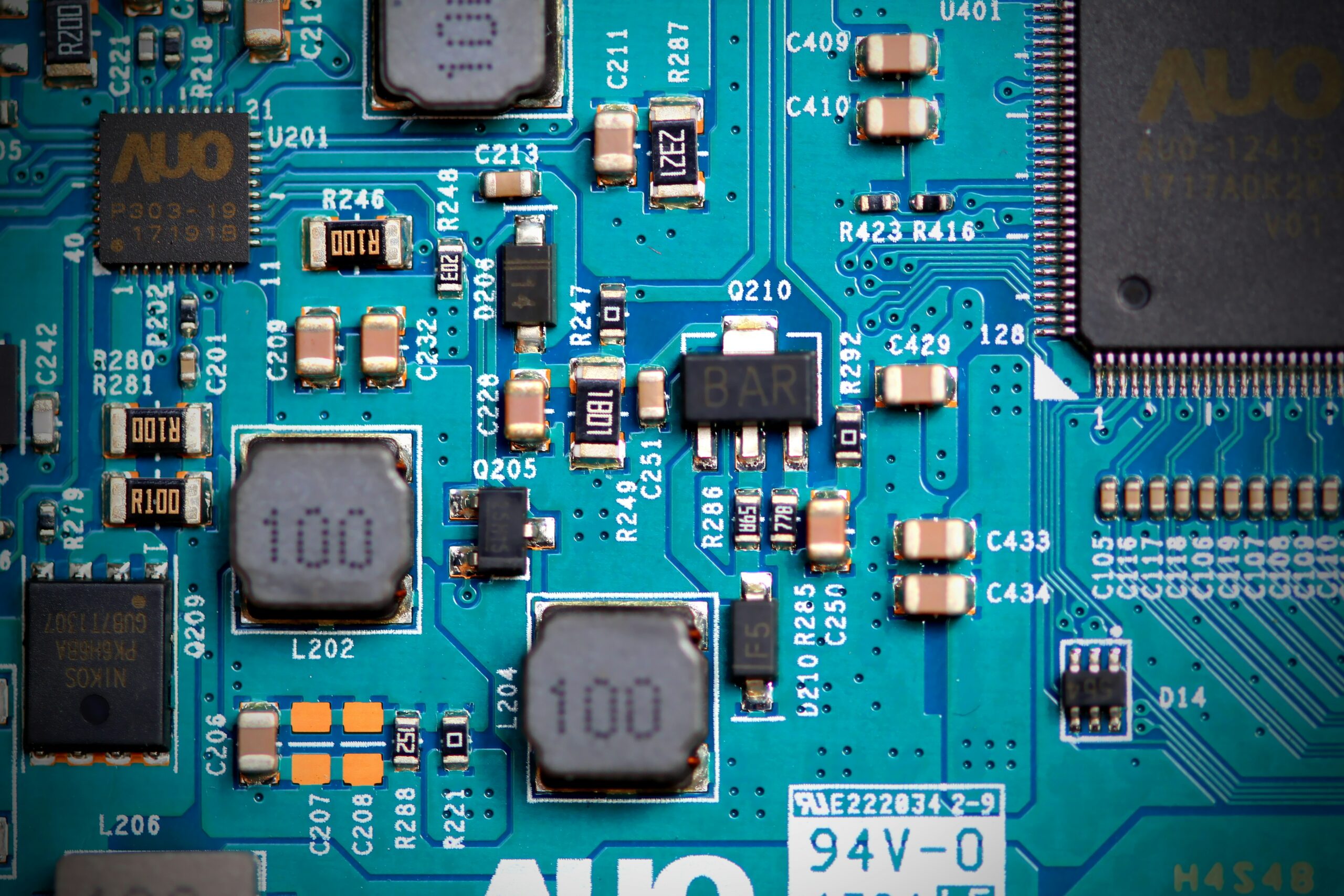 Close-up of semiconductor circuit board technology representing innovation in plasma-powered tech disruption