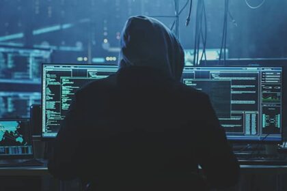 hacker photo with computers