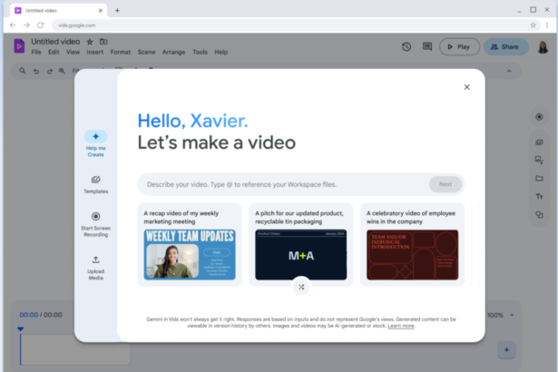 Google video editing