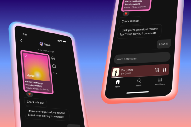 Spotify-messages
