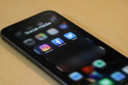 Facebook and Instagram app on phone screen
