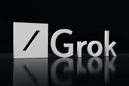 Grok X.AI Logo in 3D.
