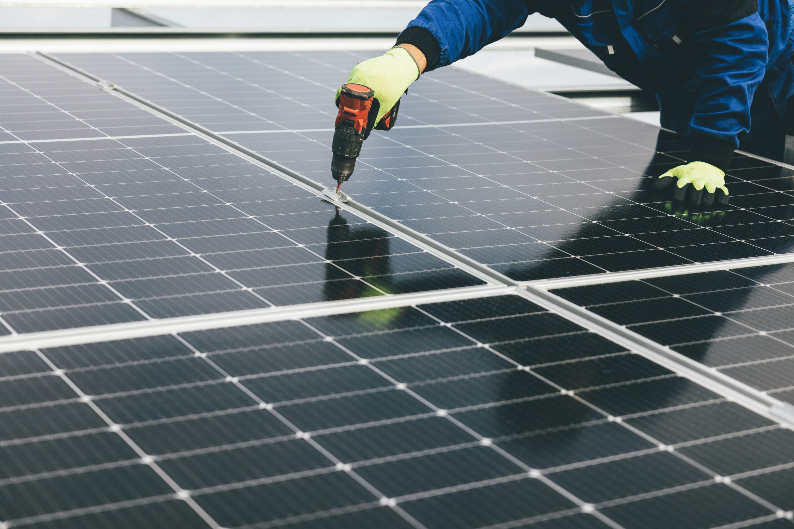 Solar inverter on the roof