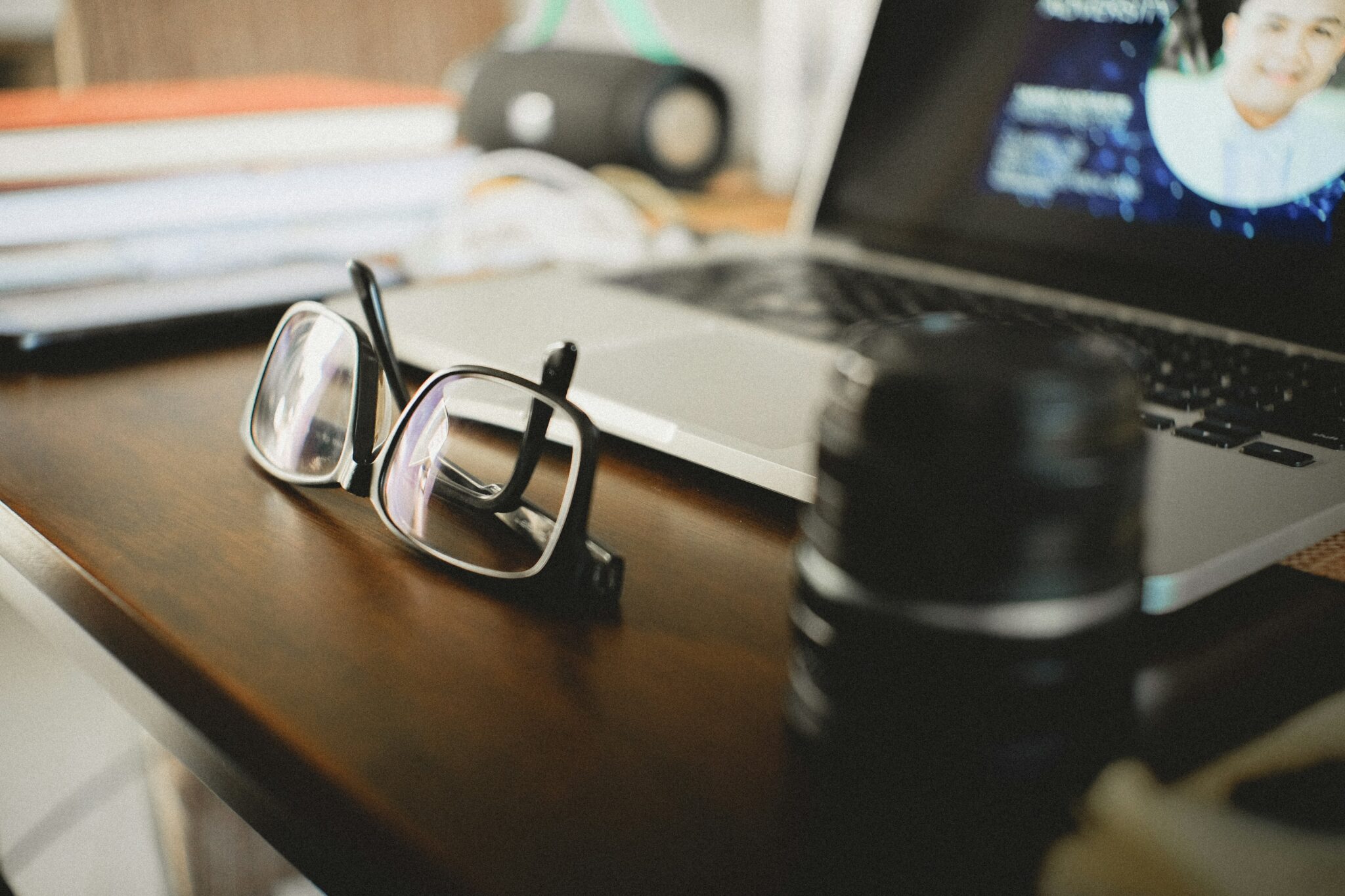 AI glasses on the table