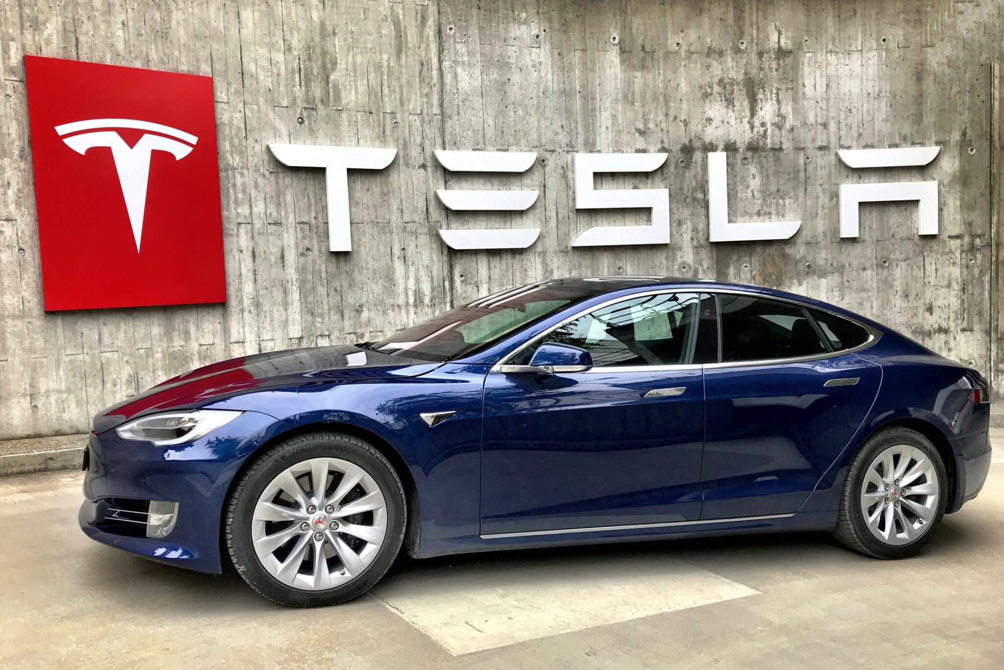 Tesla Autopilot vehicle